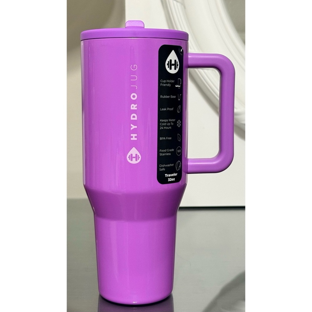 HydroJug‎ 32oz Traveler, PULSE NEON PURPLE